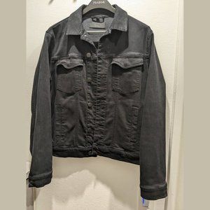J Brand Black Label Black Denim Jacket